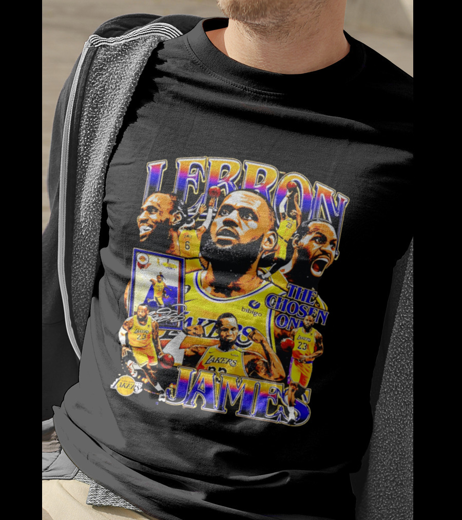 LeBron James Los Angeles Lakers The Chosen One 23 6 T-Shirt