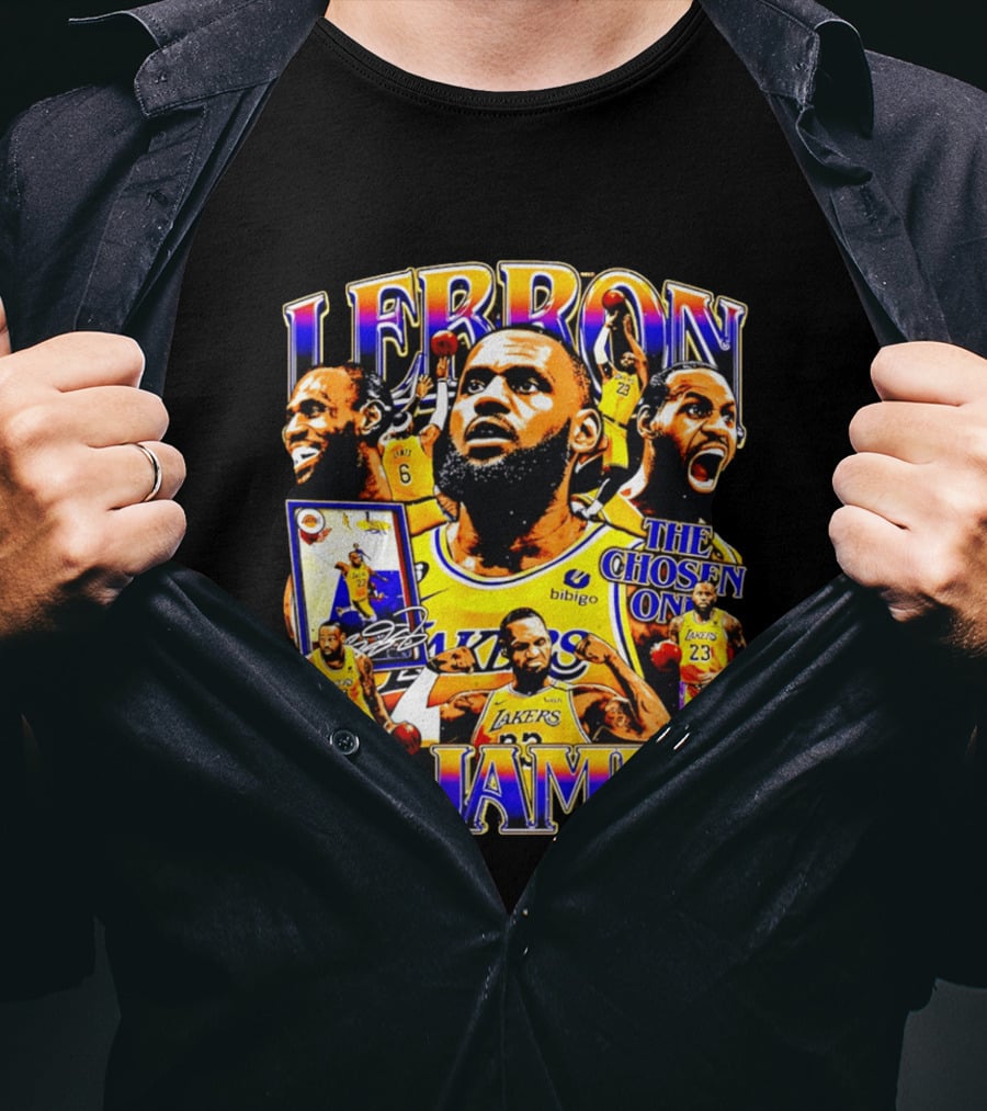 LeBron James Los Angeles Lakers The Chosen One 23 6 T-Shirt
