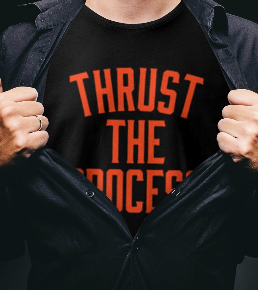 San Francisco Thrust The Process Harrison Bader T-Shirt