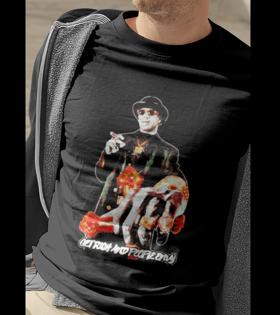 Master P Get Rich And People Envy Gold Rings Money Power T-Shirt