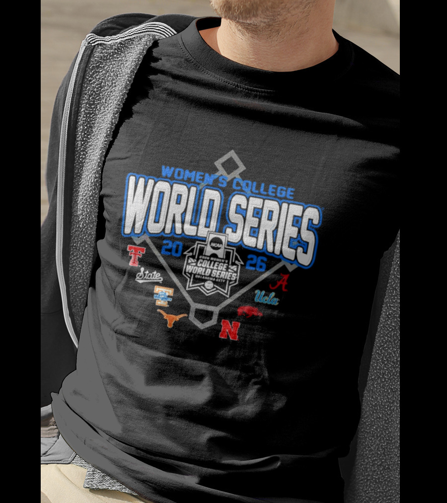 Women's College World Series 2026 Softball Eight Teams Bound Study Plan T-Shirt