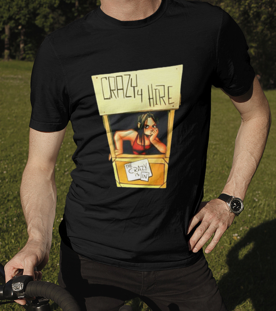Nemi Montoya Crazy 4 Hire Comic Strip The Crazy Is T-Shirt