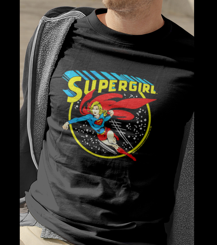Supergirl Truth Justice Whatever Cartoon Superhero Flying Adventure T-Shirt