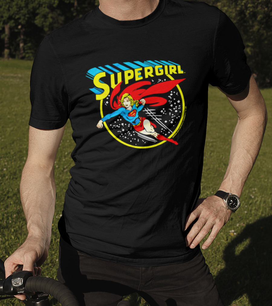 Supergirl Truth Justice Whatever Cartoon Superhero Flying Adventure T-Shirt