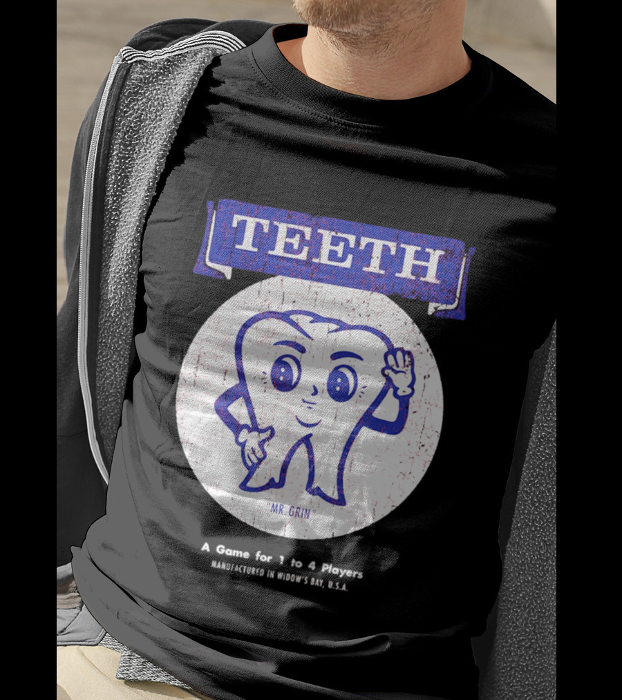 TEETH Mr. Grin Game For 1 To 4 Player T-Shirt