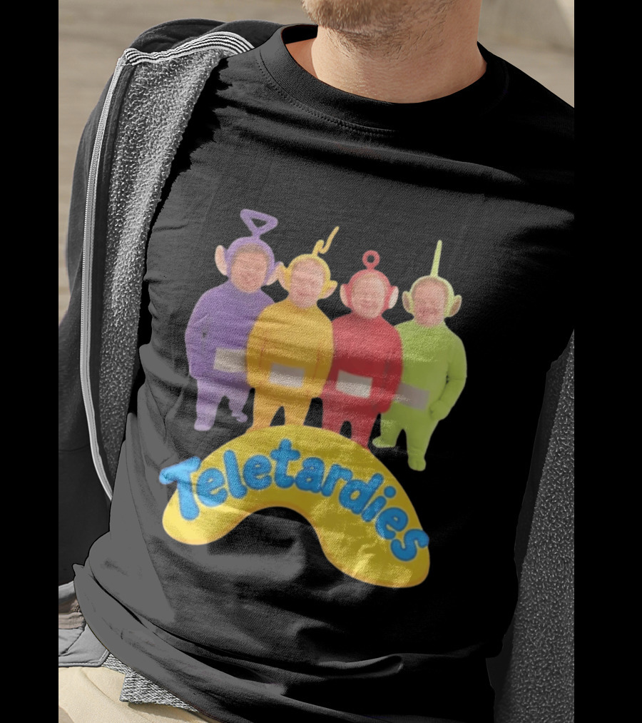 Teletardies Costume Characters Parody With Four T-Shirt