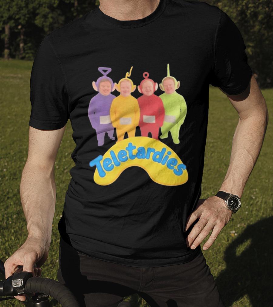 Teletardies Costume Characters Parody With Four T-Shirt