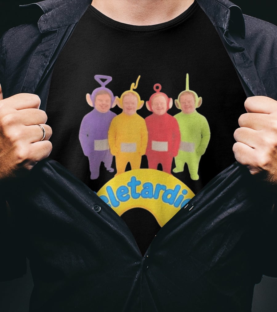 Teletardies Costume Characters Parody With Four T-Shirt
