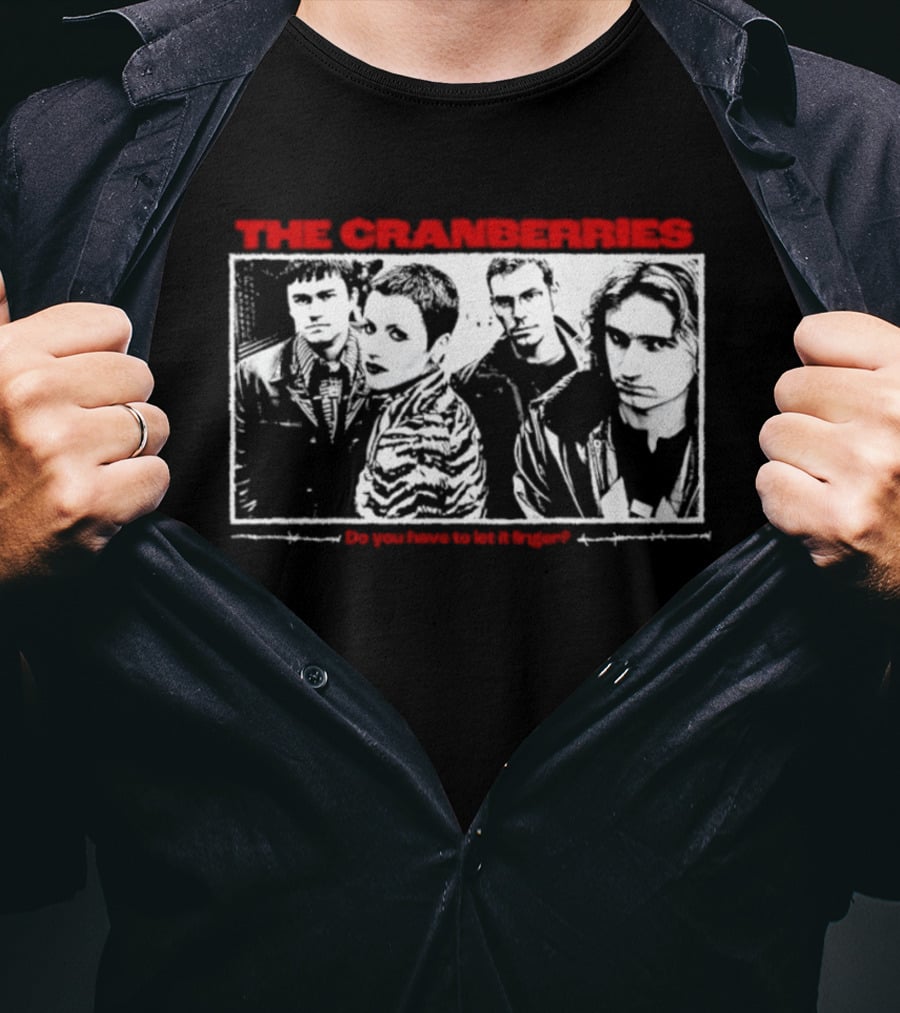The Cranberries Do You Have To Let It Linger Retro Band Photo T-Shirt