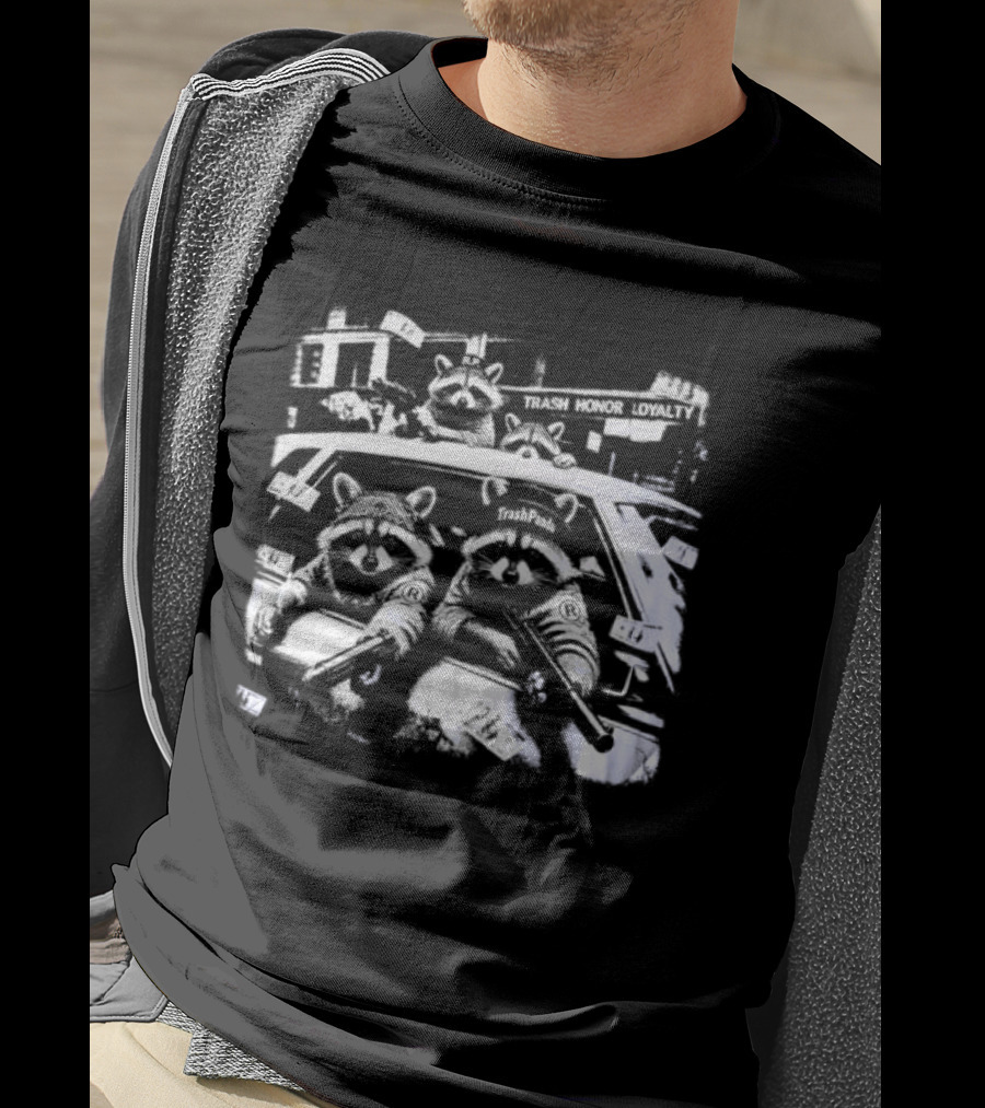 Trash Panda Gangster Raccoons Honor Loyalty RP T-Shirt