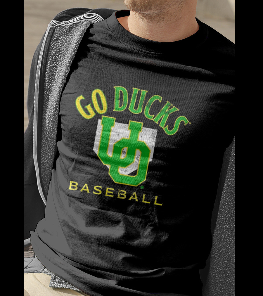 Go Ducks UO Oregon Baseball T-Shirt