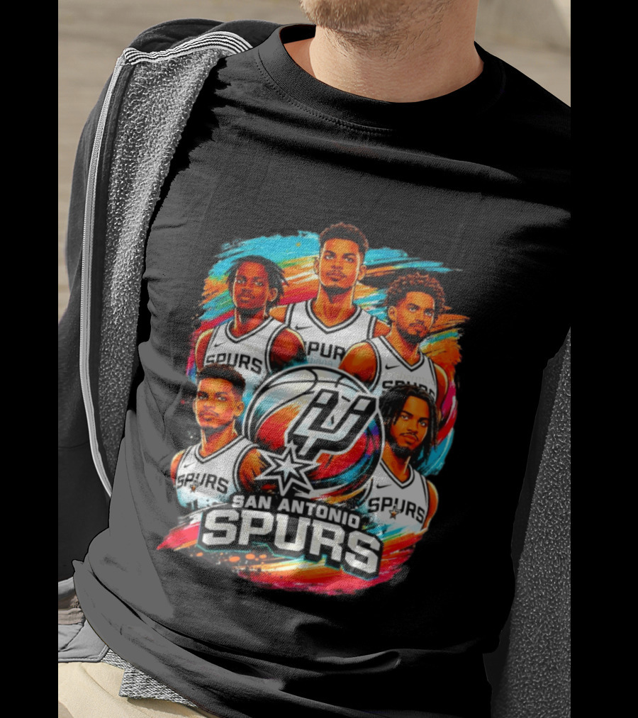 Victor Wembanyama San Antonio Spurs NBA Basketball 2026 Team Players T-Shirt