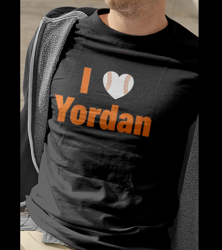 Yordan Alvarez Houston Astros MLB I Love Baseball T-Shirt