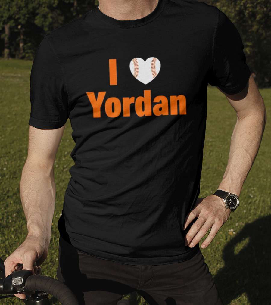 Yordan Alvarez Houston Astros MLB I Love Baseball T-Shirt