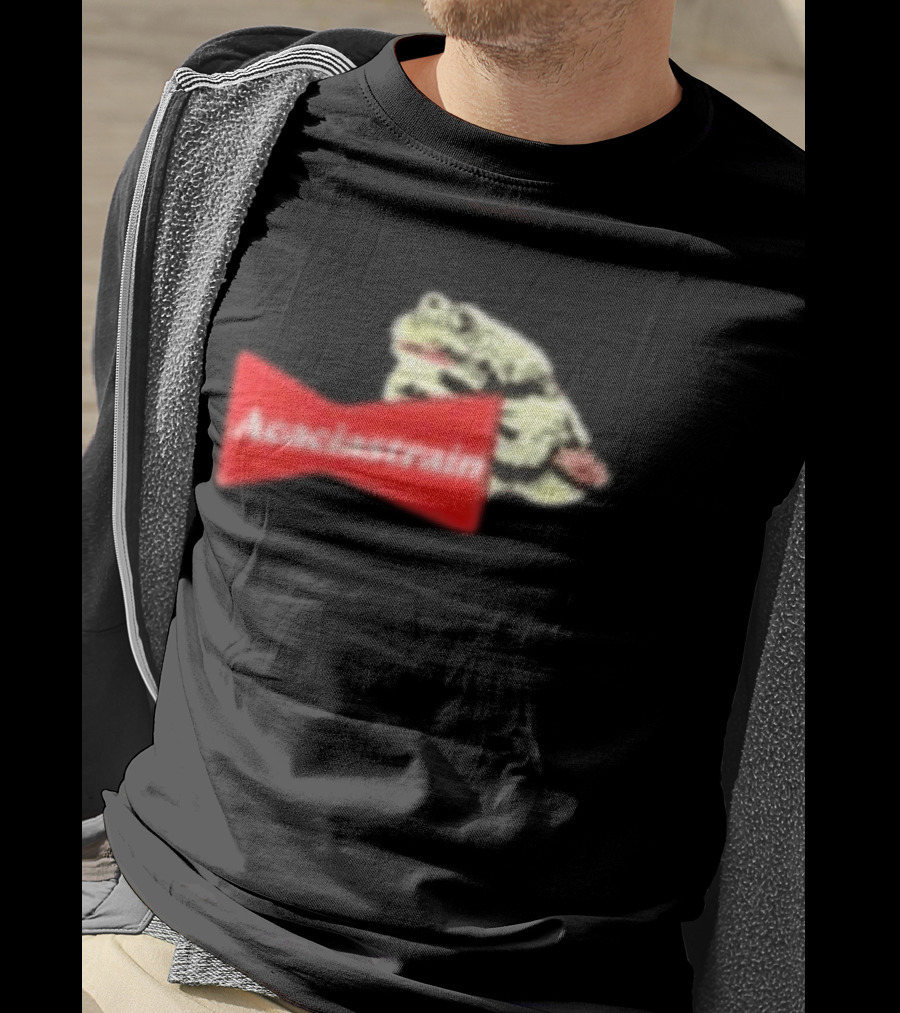 You Are Safe From God Here Acacia Strain Bud Frog T-Shirt