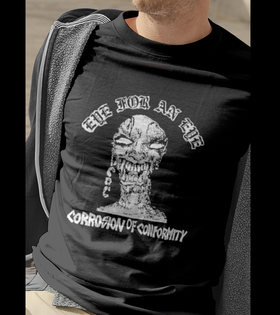 Eye For An Eye Corrosion Of Conformity CoC Zombie T-Shirt