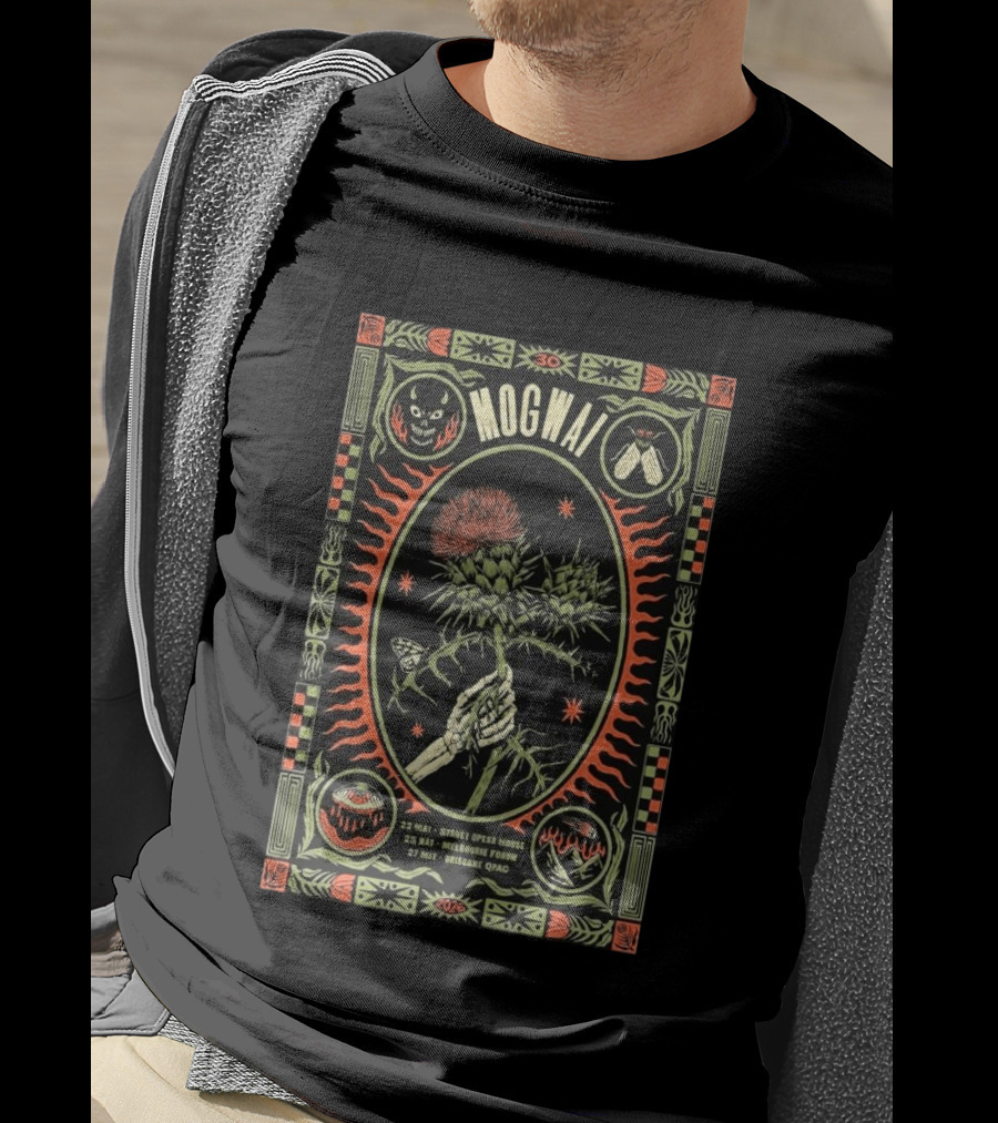 30 Years Of Mogwai 2026 Tour Sydney Opera House Melbourne Forum Brisbane QPAC T-Shirt