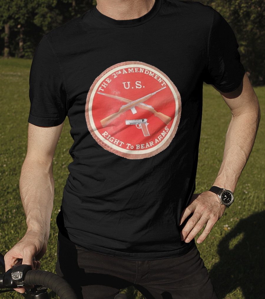 The 2nd Amendment U.S. Right To Bear Arms Rifles Pistol T-Shirt