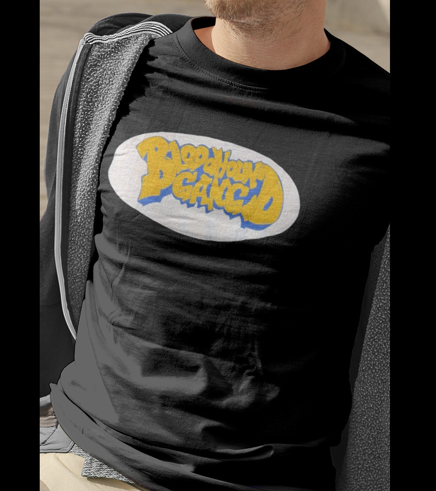 Bloodhound Gang Bold Yellow And Blue T-Shirt