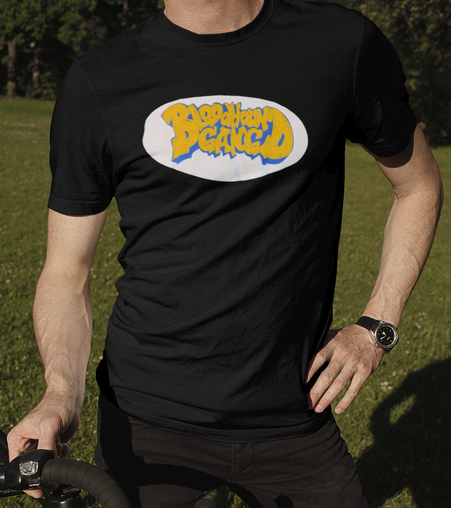 Bloodhound Gang Bold Yellow And Blue T-Shirt