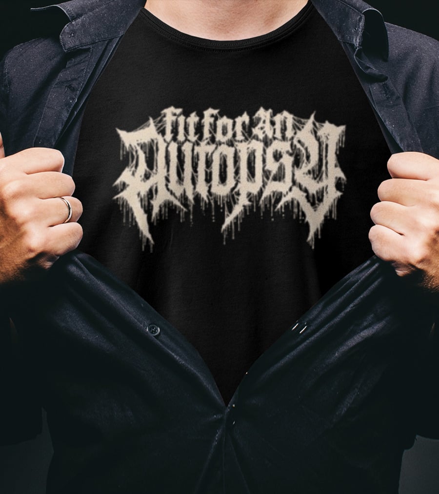 Fit For An Autopsy Chained To The Flesh Of A Sickening Earth Dripping T-Shirt