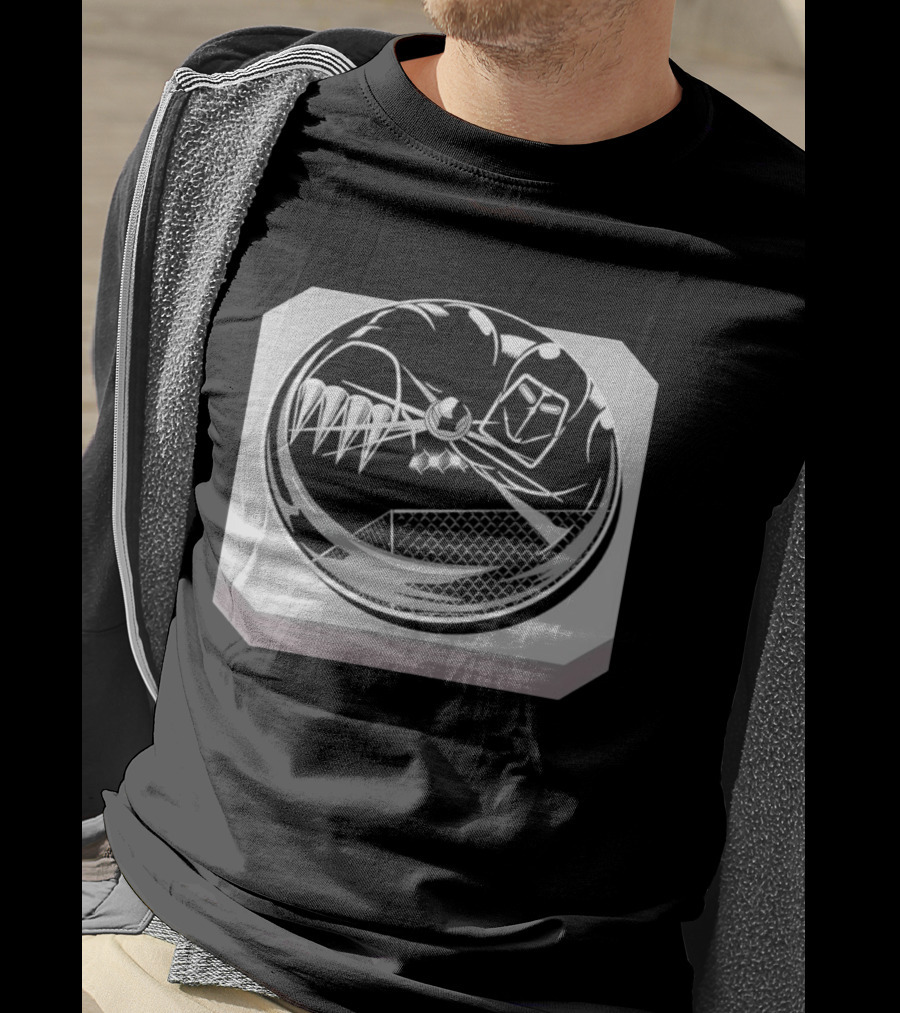 Goal Warrior Helmet Mask Soccer Parachutes Arena Bolts T-Shirt