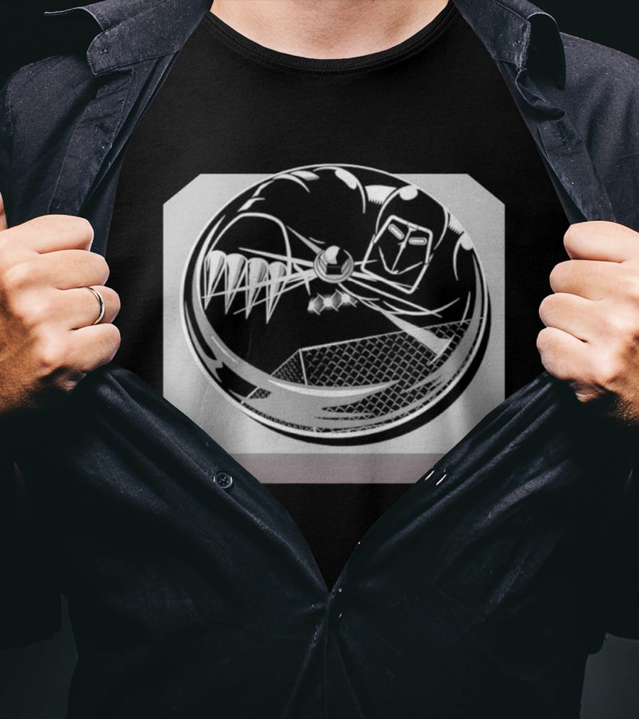 Goal Warrior Helmet Mask Soccer Parachutes Arena Bolts T-Shirt