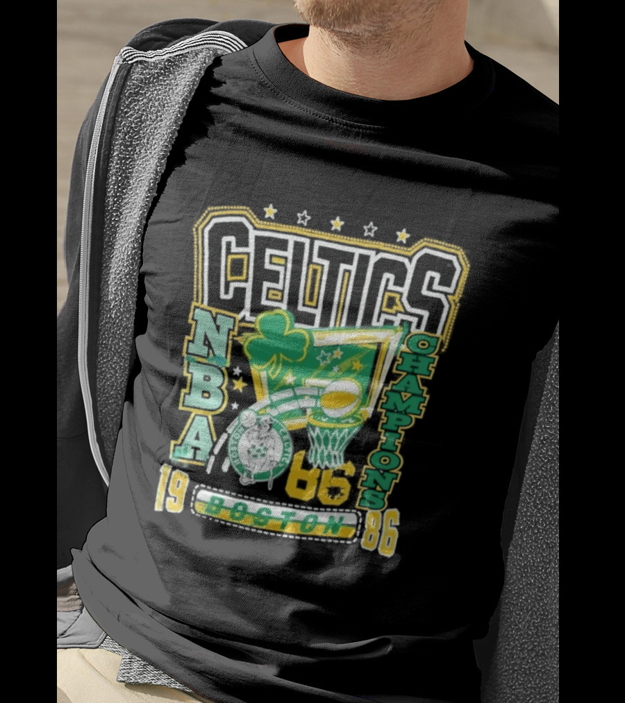 Celtics NBA Champions 1986 Boston '47 Collection T-Shirt