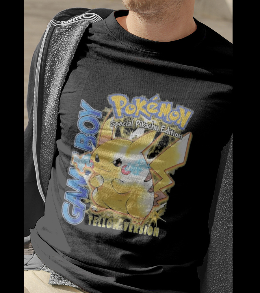 Game Boy Pokémon Special Pikachu Edition Yellow Version T-Shirt