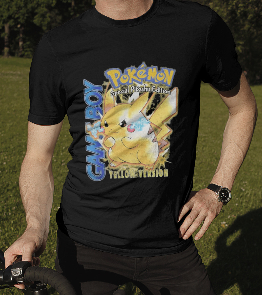 Game Boy Pokémon Special Pikachu Edition Yellow Version T-Shirt