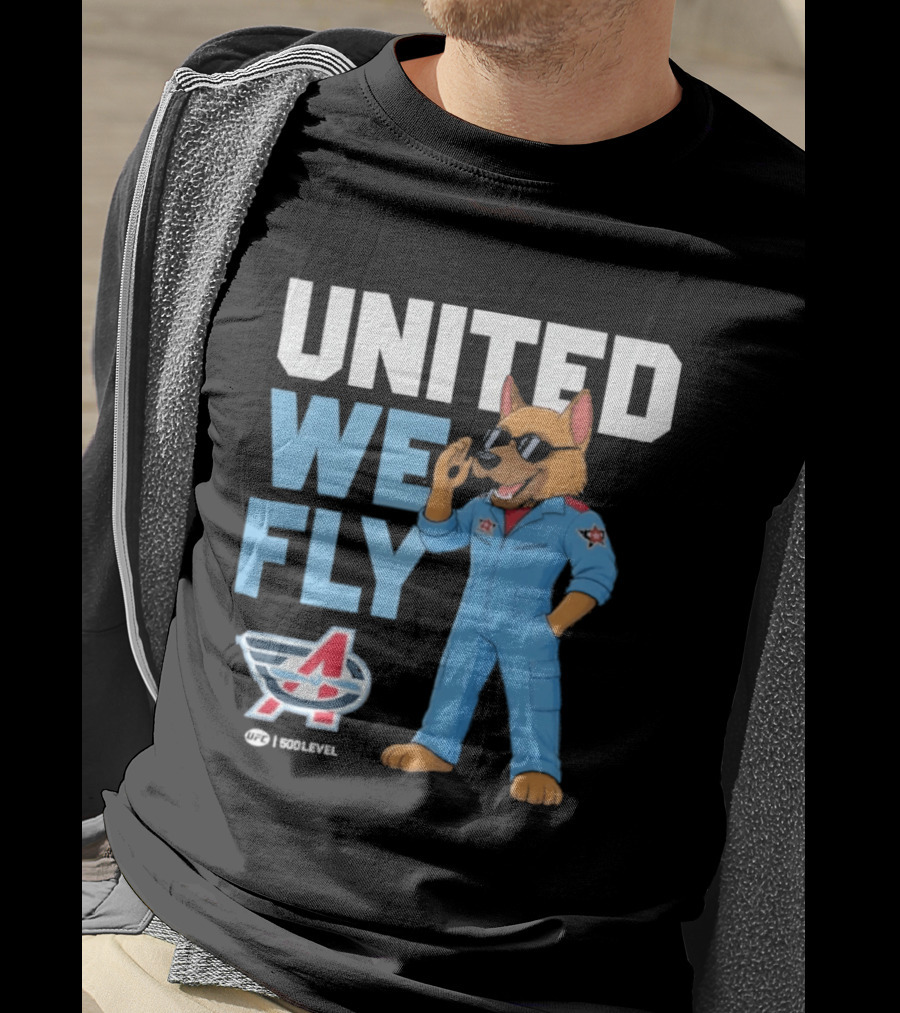 United We Fly Columbus Aviators UFL Maverick Navy T-Shirt