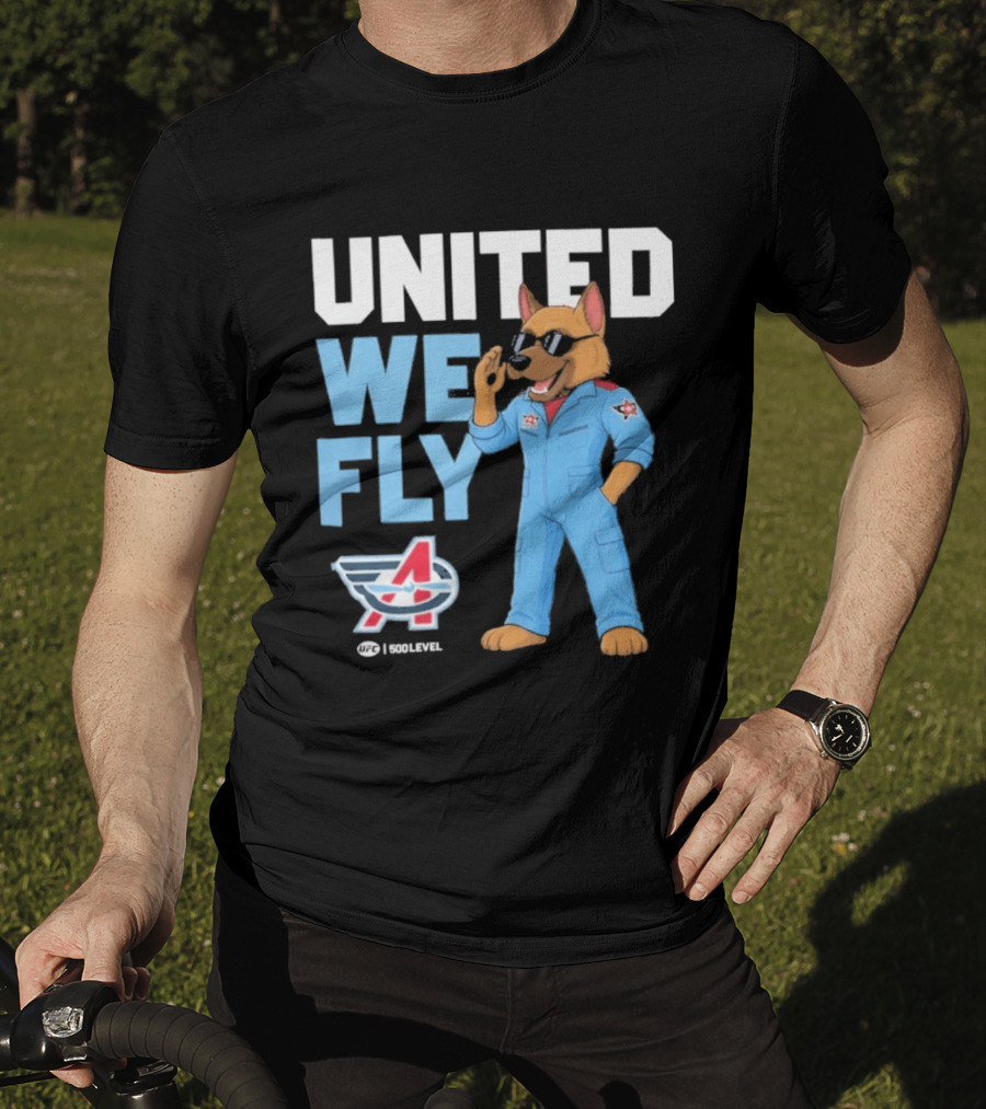 United We Fly Columbus Aviators UFL Maverick Navy T-Shirt