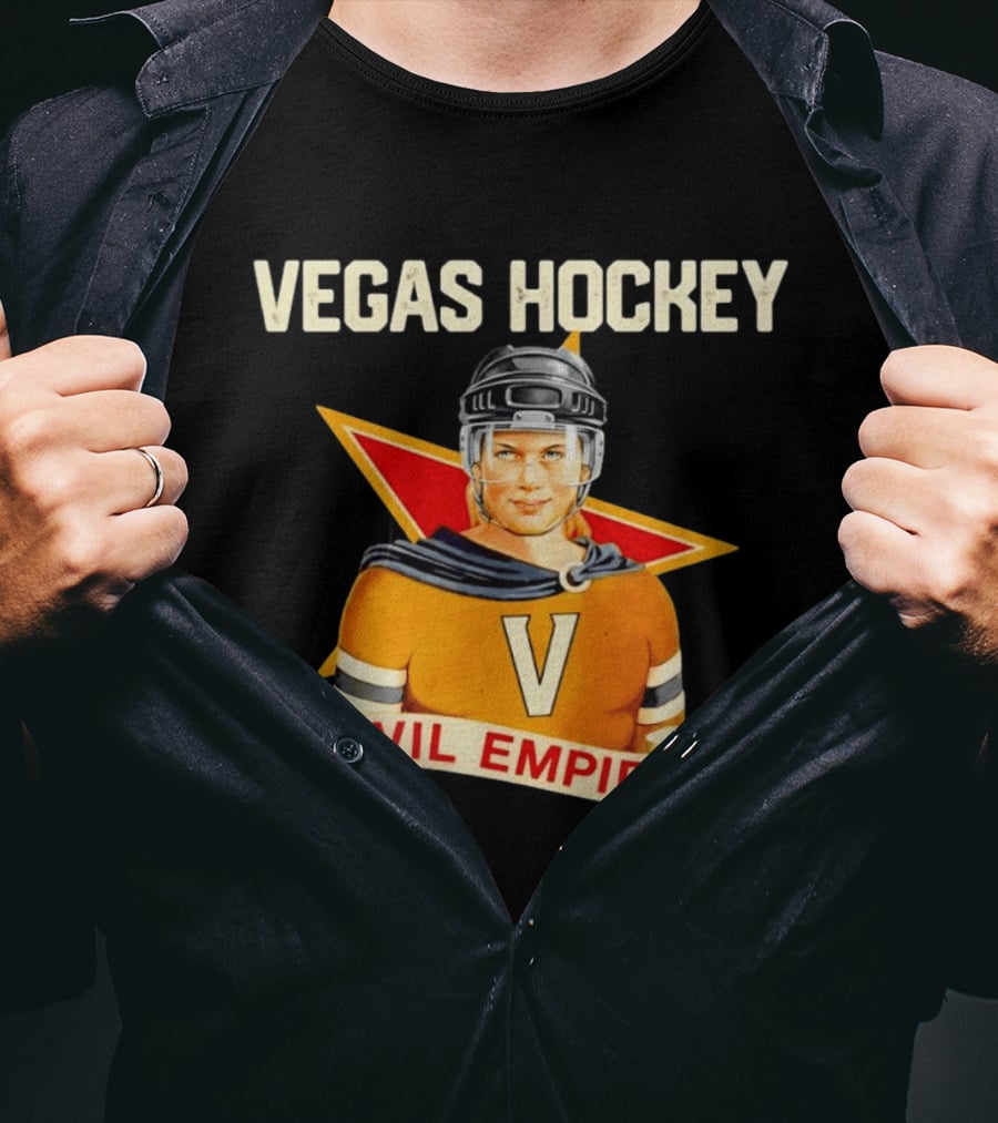 Vegas Hockey Ivan Drago Evil Empire T-Shirt