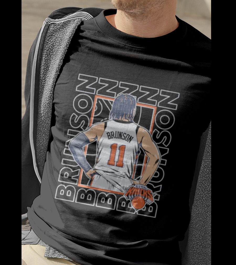 Jalen Brunson New York Knicks ZZZ ZZZ 11 Basketball Star T-Shirt