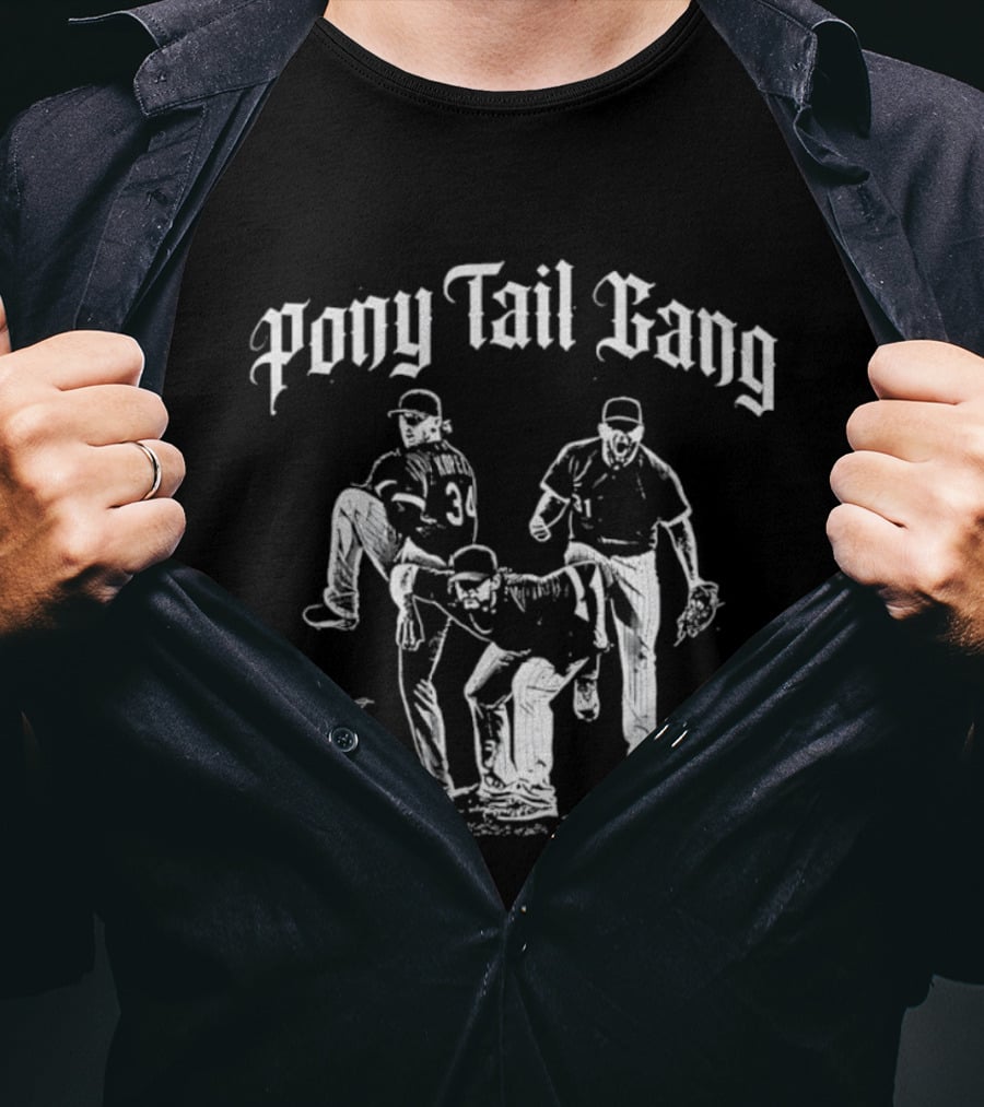 Pony Tail Gang Liam Hendriks Michael Kopech Craig Kimbrel Southside Players T-Shirt