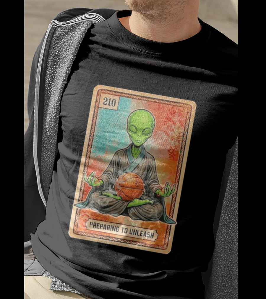 Preparing To Unleash Alien 210 San Antonio Spurs Basketball T-Shirt