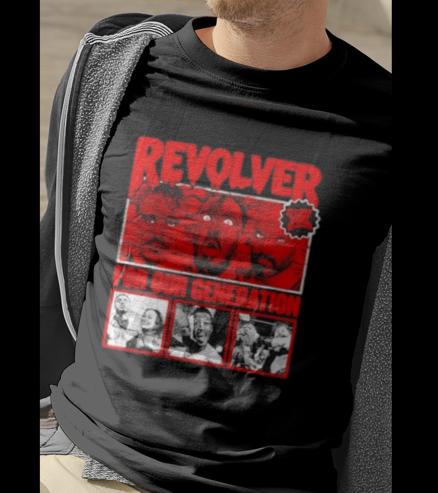 Revolver Horror Faces For Our Generation T-Shirt