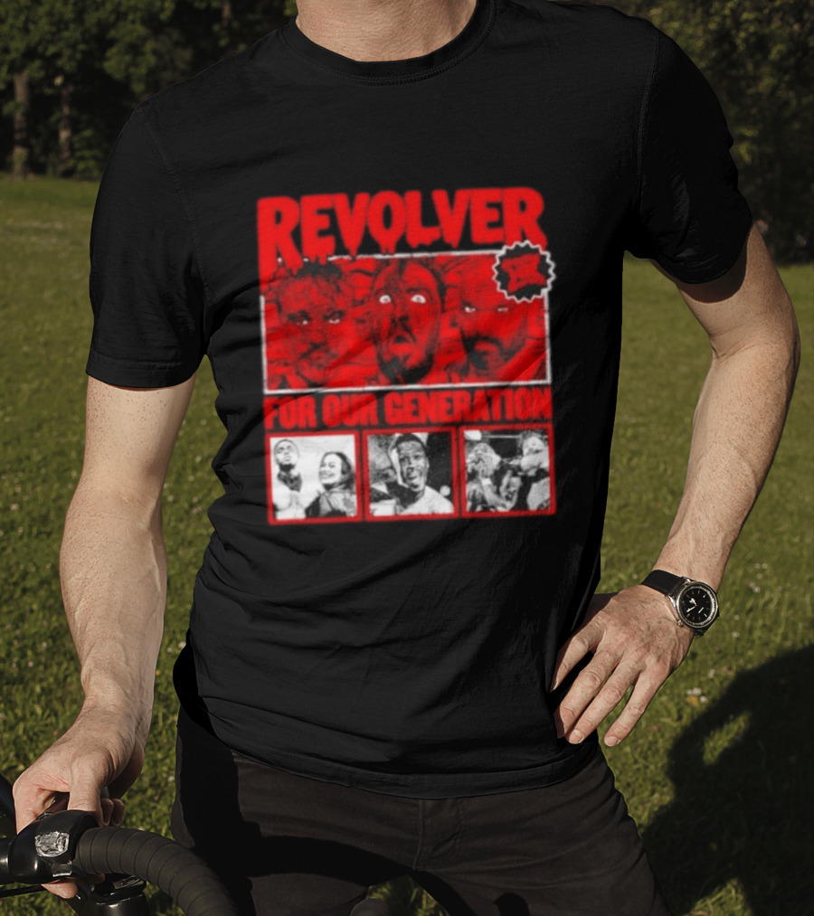 Revolver Horror Faces For Our Generation T-Shirt