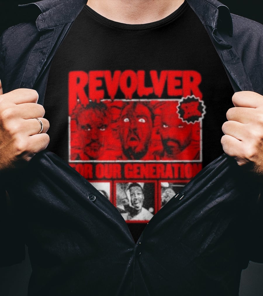 Revolver Horror Faces For Our Generation T-Shirt