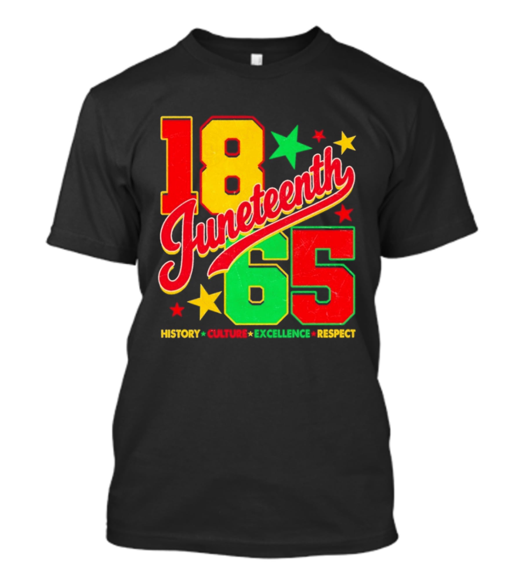 18 Juneteenth 65 History Culture Excellence Respect T-Shirt