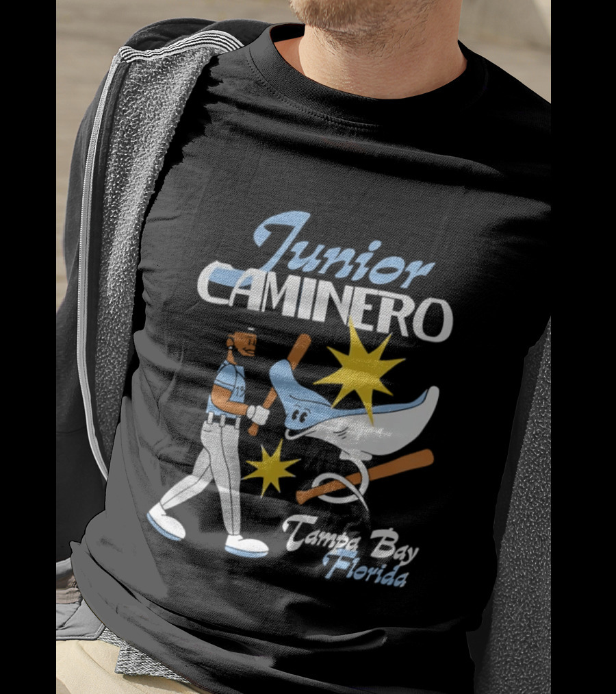 Junior Caminero Tampa Bay Florida Baseball Star And Ray T-Shirt