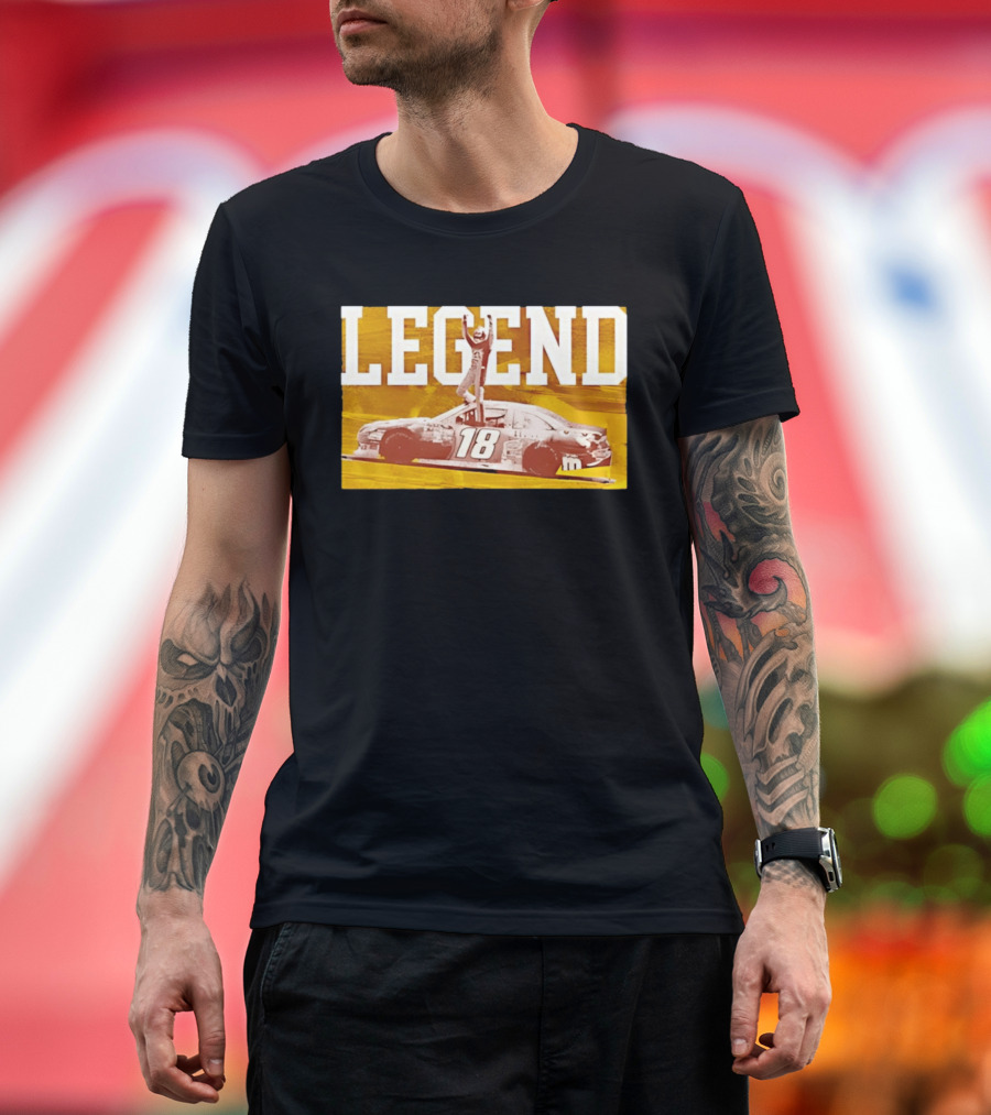 Kyle Busch 18 M&Ms Joe Gibbs Racing NASCAR Cup Series Legend Victory Celebration T-Shirt