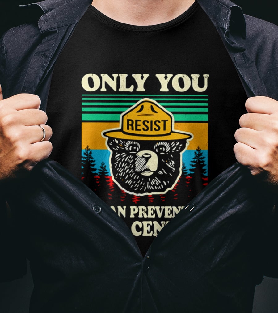 Only You Resist Bear Can Prevent Data Centers T-Shirt