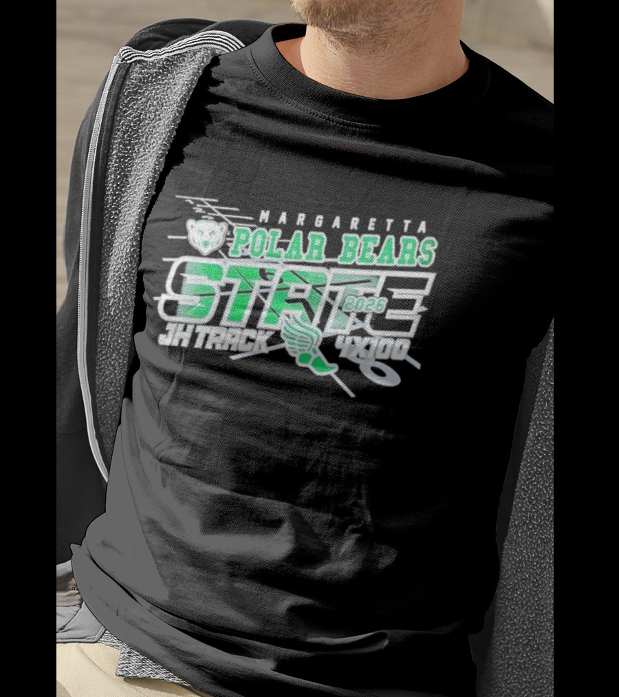 Margaretta Polar Bears 2026 State Track JH Winged Foot T-Shirt