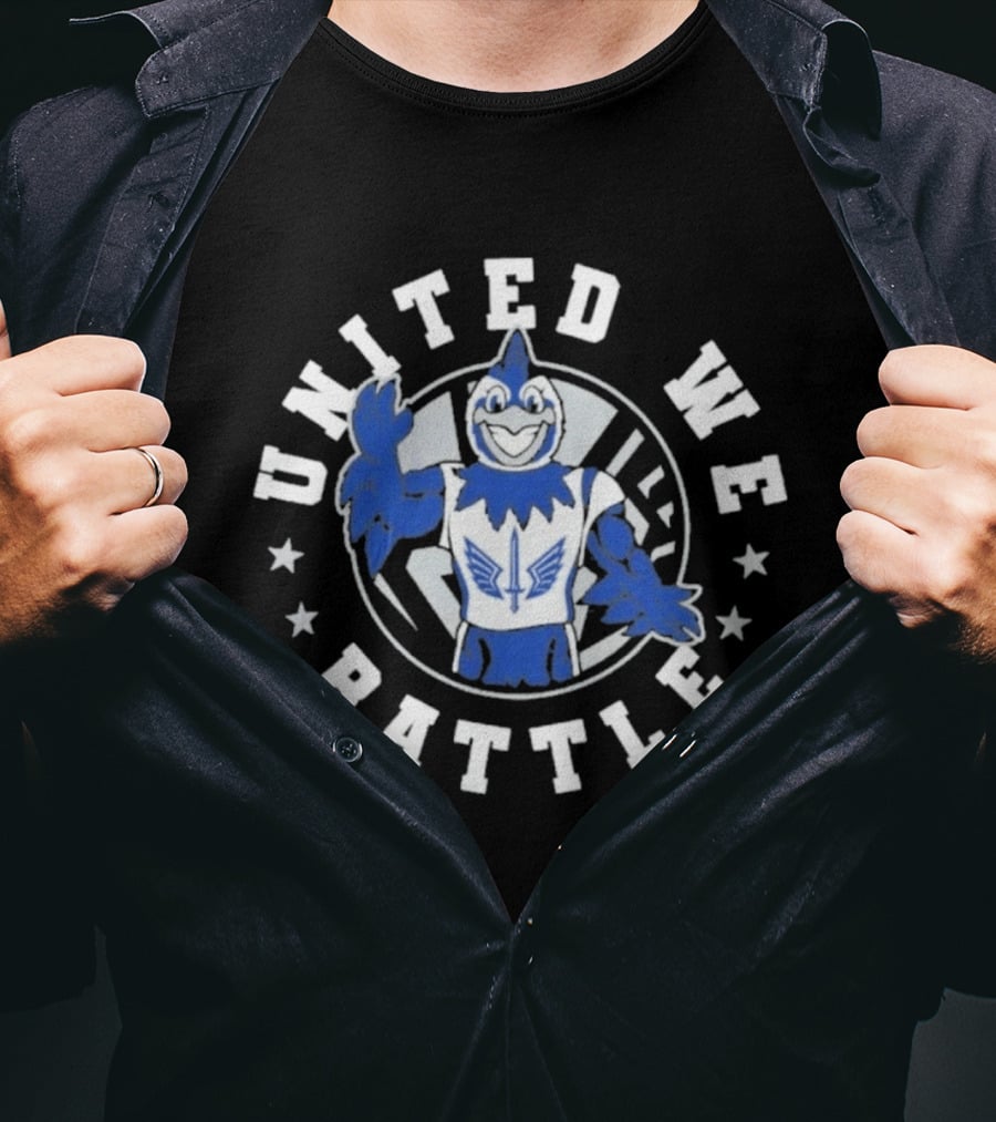 St. Louis Battlehawks Mascot United We Battle UFL T-Shirt
