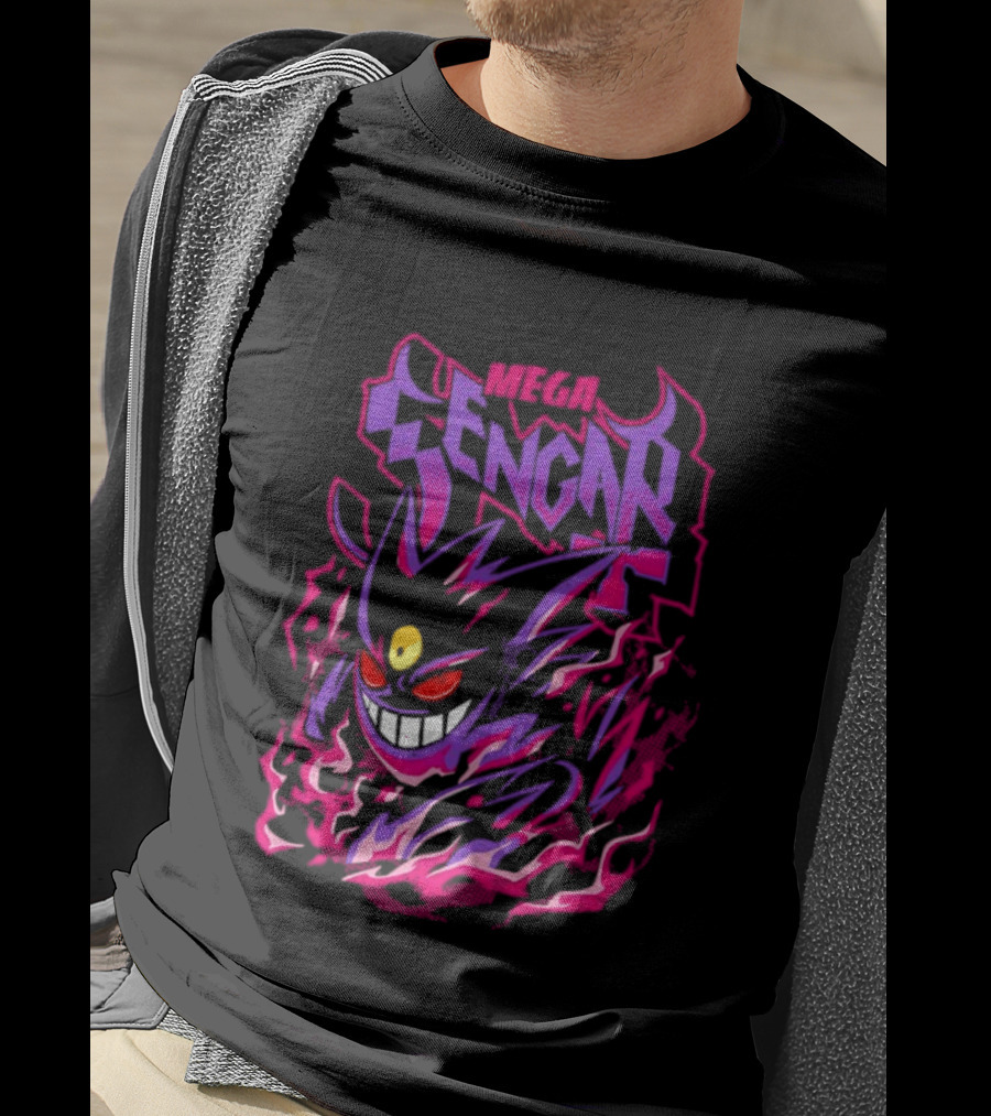 Mega Gengar Pokémon GO Fiery Purple T-Shirt