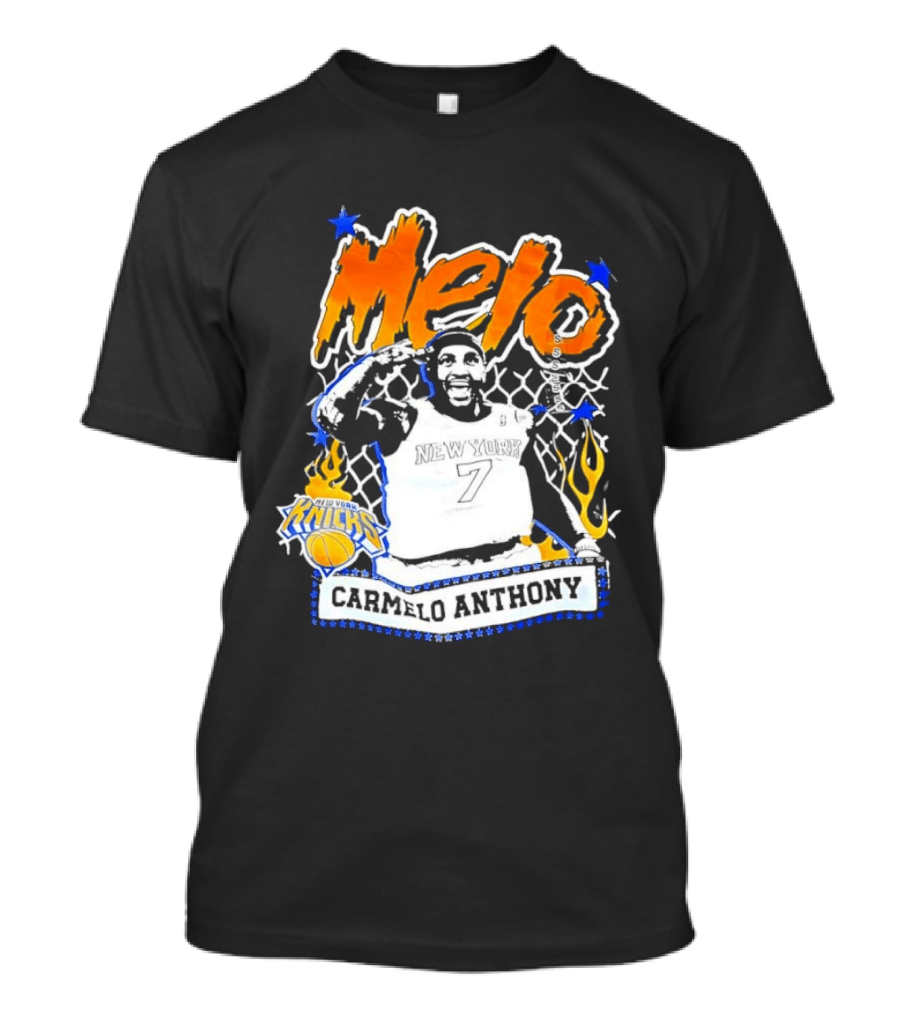 Melo Carmelo Anthony New York Knicks Basketball Star T-Shirt