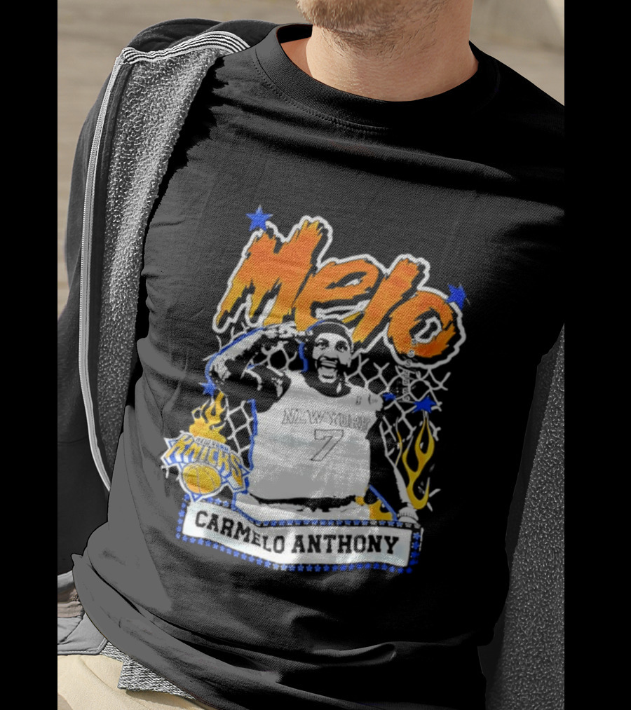 Melo Carmelo Anthony New York Knicks Basketball Star T-Shirt