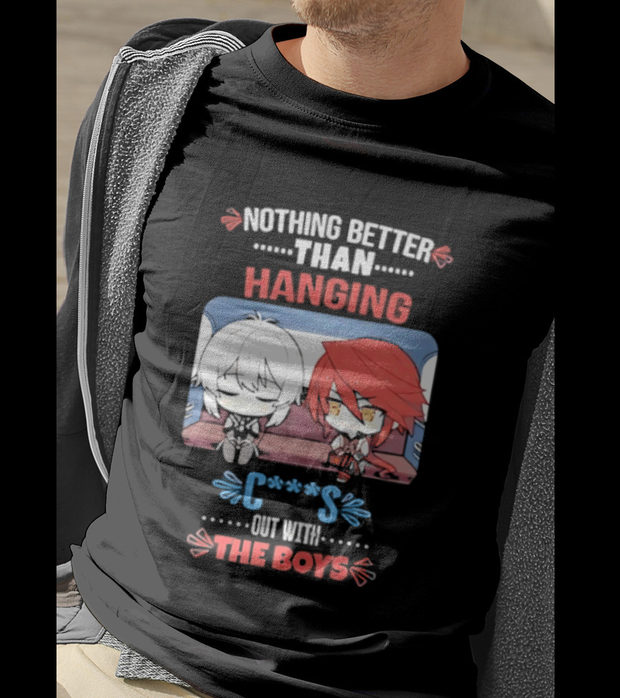 Stelle And Himeko Nothing Better Than Hanging Out With The Boys T-Shirt