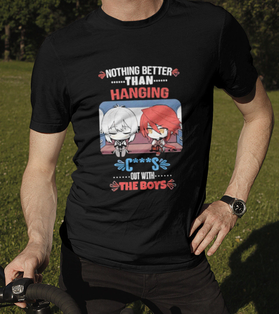 Stelle And Himeko Nothing Better Than Hanging Out With The Boys T-Shirt